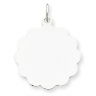 Picture of Sterling Silver Engraveable Disc Charm