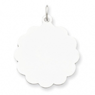 Picture of Sterling Silver Engraveable Disc Charm