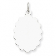 Picture of Sterling Silver Engraveable Disc Charm