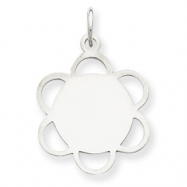 Picture of Sterling Silver Engraveable Disc Charm