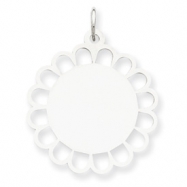 Picture of Sterling Silver Engraveable Disc Charm