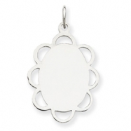 Picture of Sterling Silver Engraveable Disc Charm
