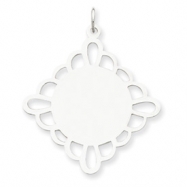 Picture of Sterling Silver Engraveable Disc Charm