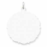 Picture of Sterling Silver Engraveable Disc Charm