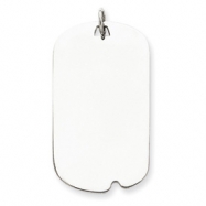 Picture of Sterling Silver Engraveable Dog Tag Disc Charm