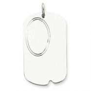 Picture of Sterling Silver Engraveable Dog Tag Disc Charm