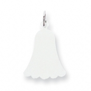 Picture of Sterling Silver Engraveable Bell Disc Charm