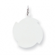 Picture of Sterling Silver Engraveable Disc Charm