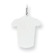Picture of Sterling Silver Engraveable T-shirt Charm