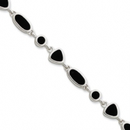Picture of Sterling Silver Onyx Bracelet