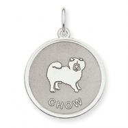 Picture of Sterling Silver Chow Disc Charm