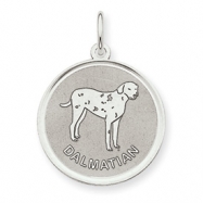 Picture of Sterling Silver Dalmation Disc Charm