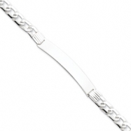 Picture of Sterling Silver Fancy ID Link Bracelet