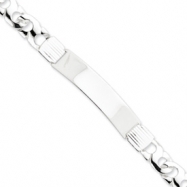 Picture of Sterling Silver Fancy Link ID Bracelet