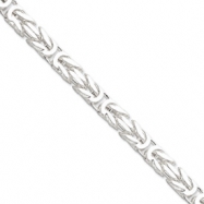 Picture of Sterling Silver 8.25mm Square Byzantine Chain