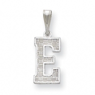 Picture of Sterling Silver Initial E Charm