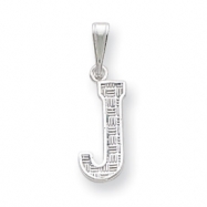 Picture of Sterling Silver Initial J Charm