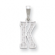 Picture of Sterling Silver Initial K Charm