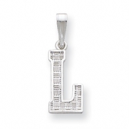 Picture of Sterling Silver Initial L Charm