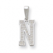 Picture of Sterling Silver Initial N Charm