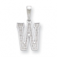 Picture of Sterling Silver Initial W Charm