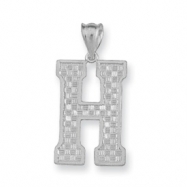 Picture of Sterling Silver Initial H Charm