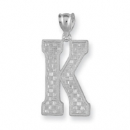 Picture of Sterling Silver Initial K Charm