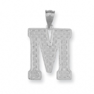 Picture of Sterling Silver Initial M Charm