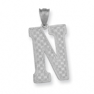Picture of Sterling Silver Initial N Charm