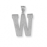 Picture of Sterling Silver Initial W Charm