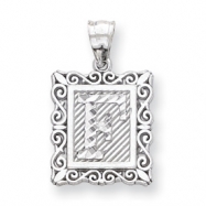 Picture of Sterling Silver Initial F Charm