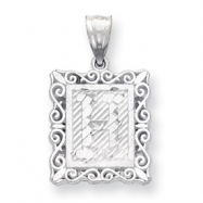 Picture of Sterling Silver Initial H Charm