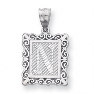 Picture of Sterling Silver Initial N Charm