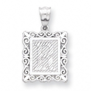 Picture of Sterling Silver Initial R Charm