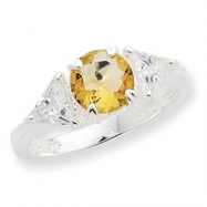Picture of Sterling Silver Citrine ring