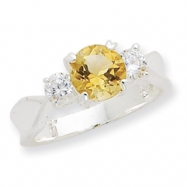 Picture of Sterling Silver Citrine ring bracelet