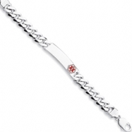 Picture of Sterling Silver Medical ID Curb Link Bracelet