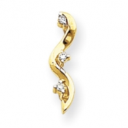 Picture of 14k A Diamond three stone pendant