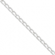 Picture of Sterling Silver 4.3mm Open Link Chain bracelet