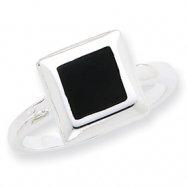 Picture of Sterling Silver Onyx Ring