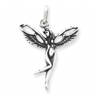 Picture of Sterling Silver Antiqued Fairy Pendant