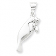 Picture of Sterling Silver Manatee Charm