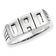 Picture of Sterling Silver Solid Dad Ring