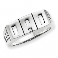 Picture of Sterling Silver Solid Dad Ring