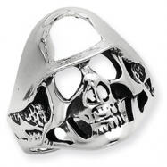 Picture of Sterling Silver Antiqued Skull Ring