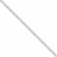 Picture of Sterling Silver 2mm Fancy Anchor Pendant Chain anklet