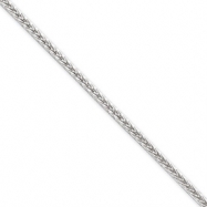 Picture of Sterling Silver 2.5mm Diamond-cut Round Franco Chain bracelet