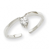 Picture of Sterling Silver CZ Toe Ring