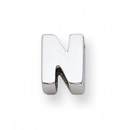 Picture of Sterling Silver Initial Slide  N