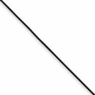 Picture of Sterling Silver 16inch 1.5mm Black Leather Cord Necklace chain